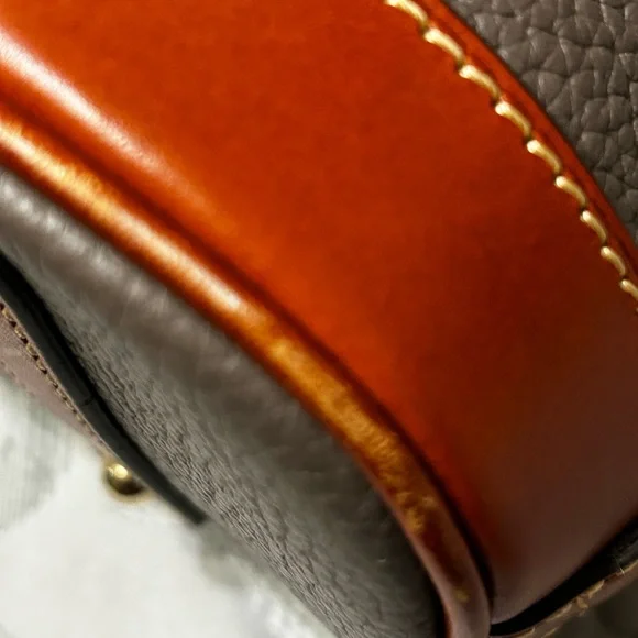 Dooney & Bourke Elephant Leather Satchel - Picture 10 of 10